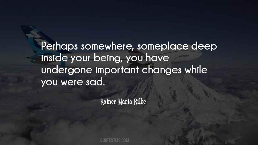 Sad Inside Quotes #223528