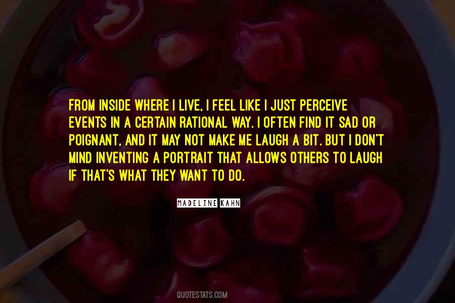 Sad Inside Quotes #493321