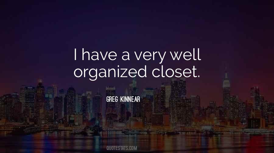 Well Organized Quotes #503474