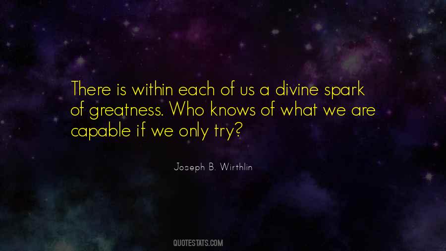 Divine Spark Quotes #907004