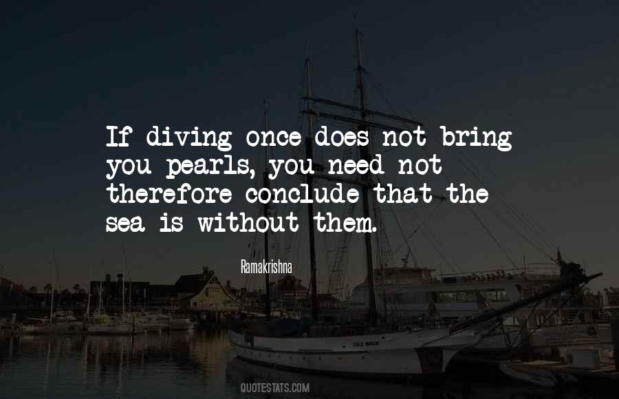 Diving For Pearls Quotes #1125187