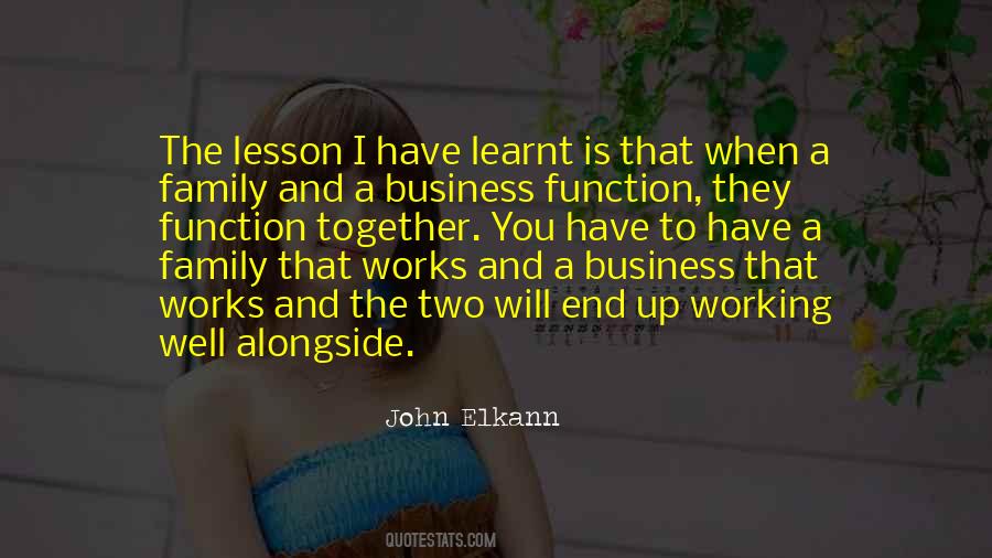 Family Lessons Quotes #1252230