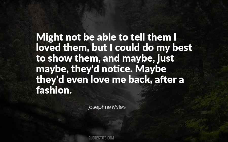 Love Notice Quotes #1604102