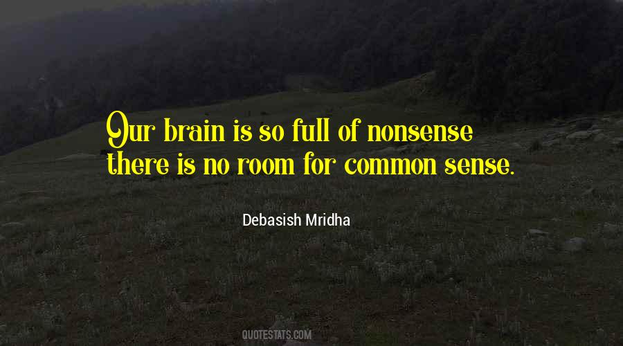 Common Sense Love Quotes #500472