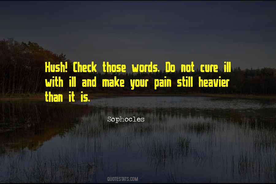 Pain Cure Quotes #545496