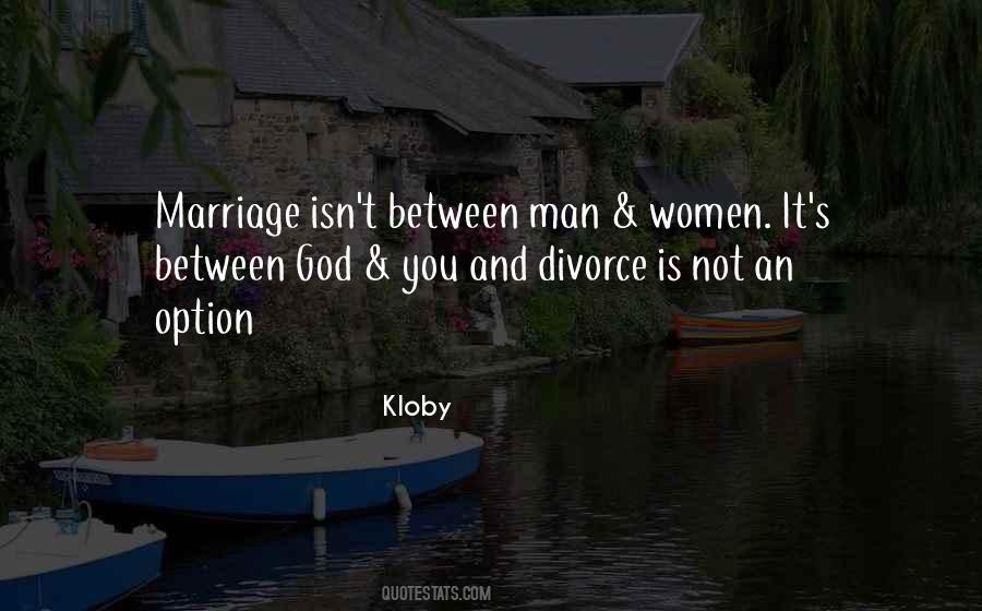 Divorce Is Not An Option Quotes #1412389