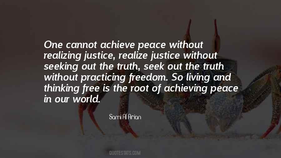 Peace Without Justice Quotes #1075260