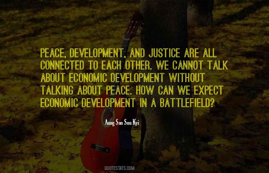 Peace Without Justice Quotes #1849959