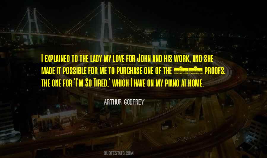 I Love My Work Quotes #154868