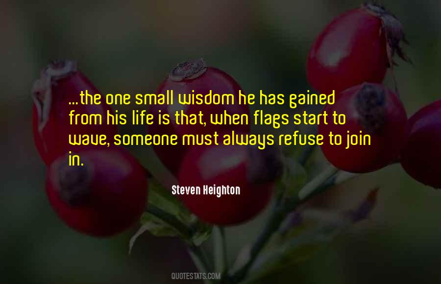 Small Wisdom Quotes #1079662
