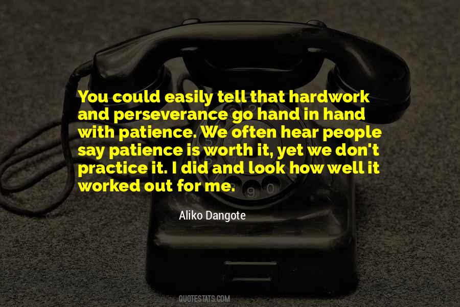 Patience Perseverance Quotes #1532457