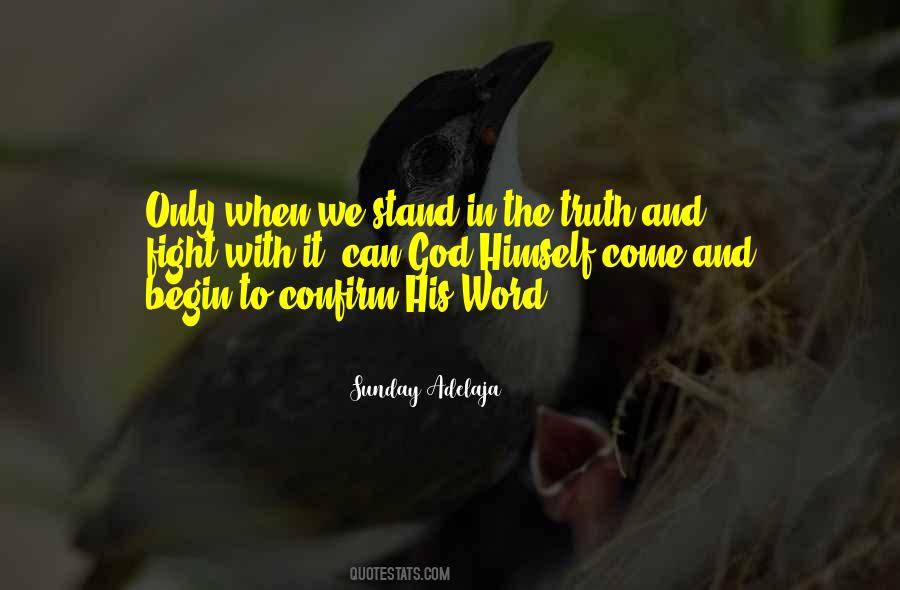 Begin With God Quotes #1833630