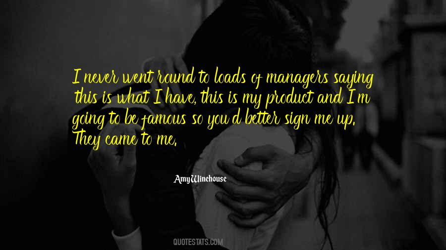 Famous Amy Winehouse Quotes #1511470