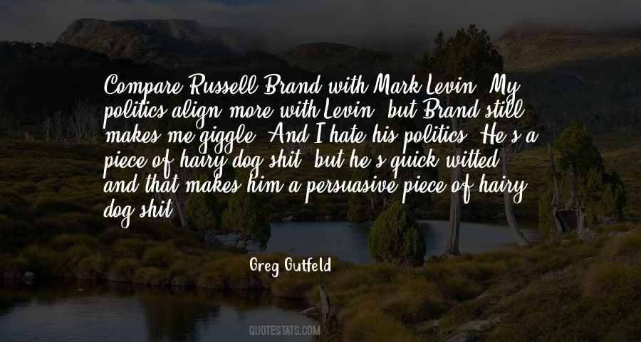 Russell Brand Politics Quotes #817621