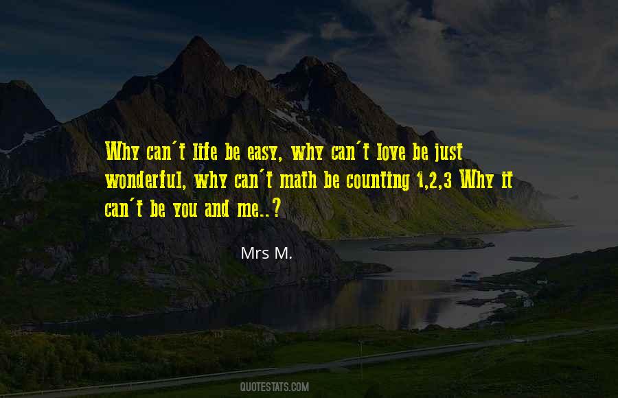 Math Is Easy Quotes #1054924