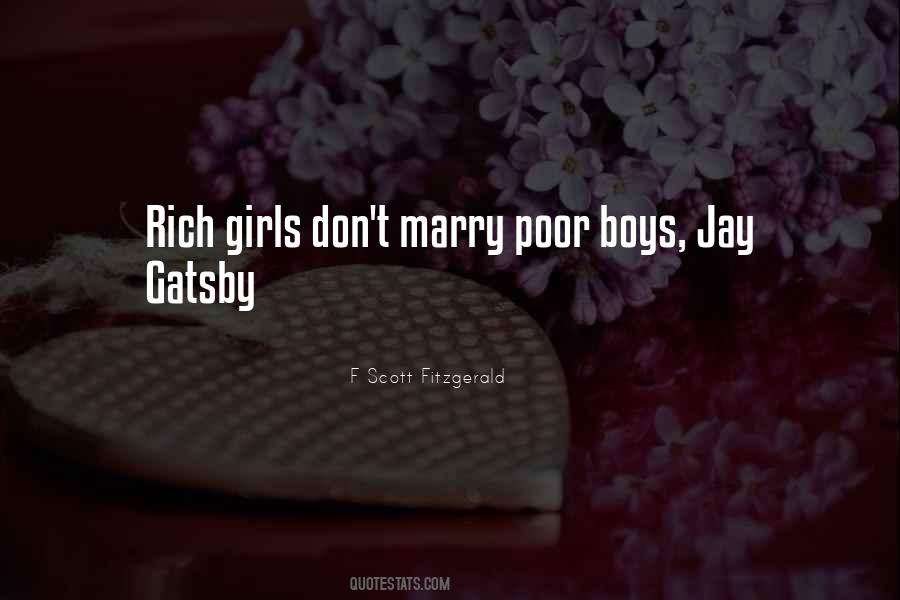 Why Did Gatsby Want To Be Rich Quotes #662010