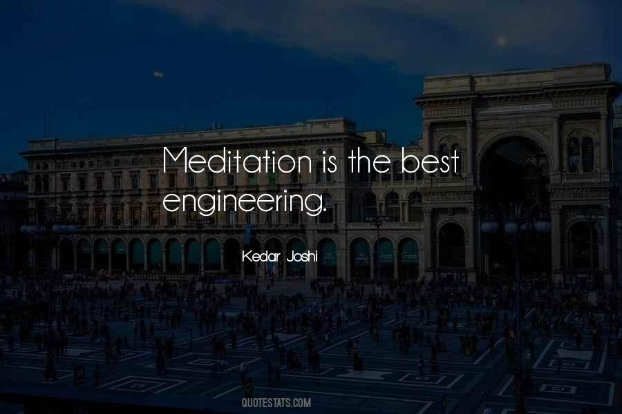 Quotes About The Best Meditation #1860684