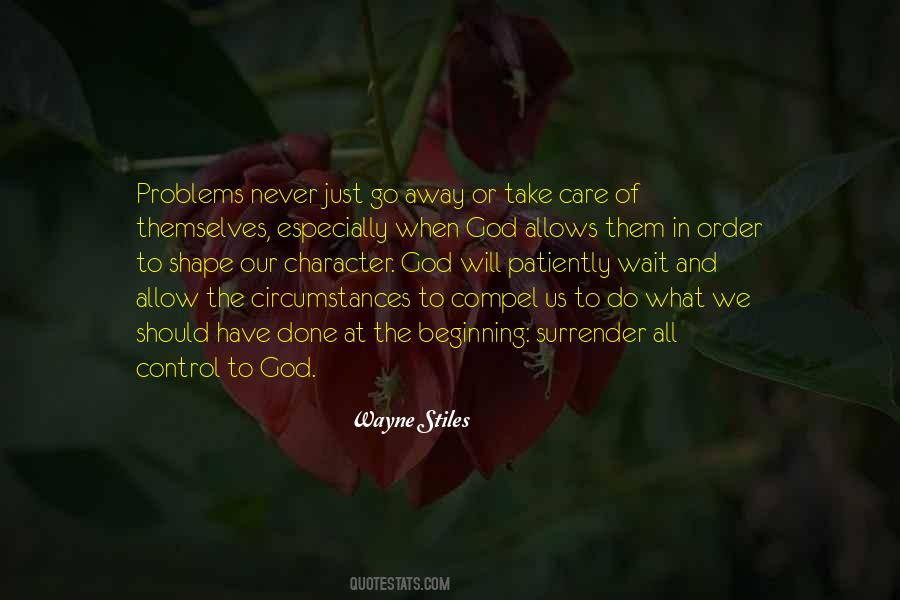God Please Take Control Quotes #49802