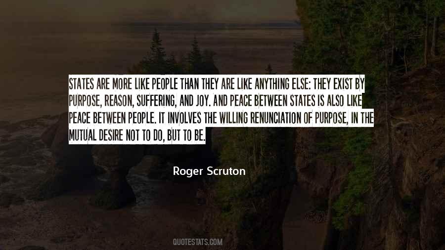 Peace And Purpose Quotes #1699571