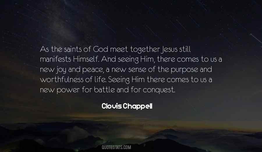 Peace And Purpose Quotes #500847