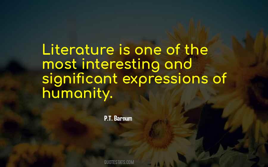 Literature Is Quotes #1089364