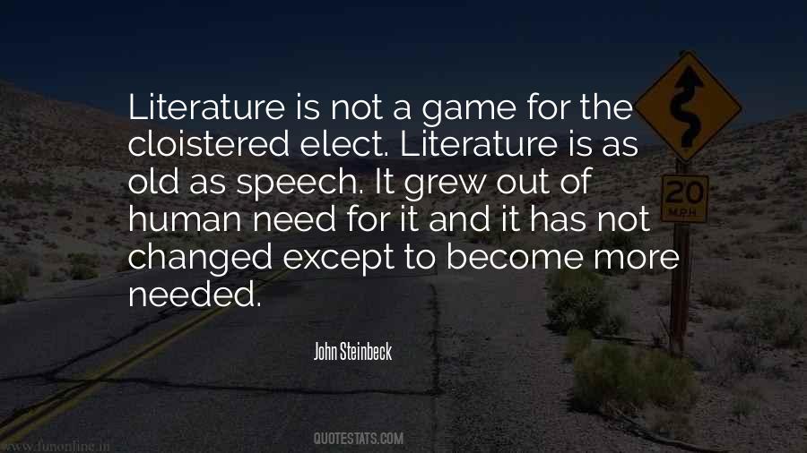 Literature Is Quotes #1412853