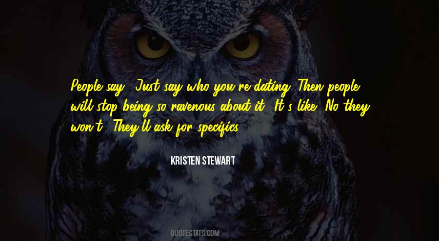 Stop Dating Quotes #1720076