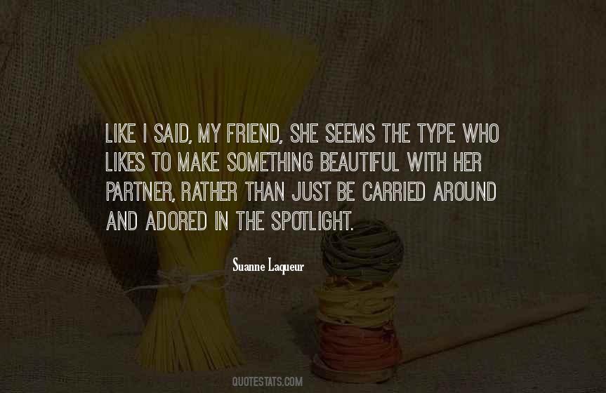 Partner Friend Quotes #1089409