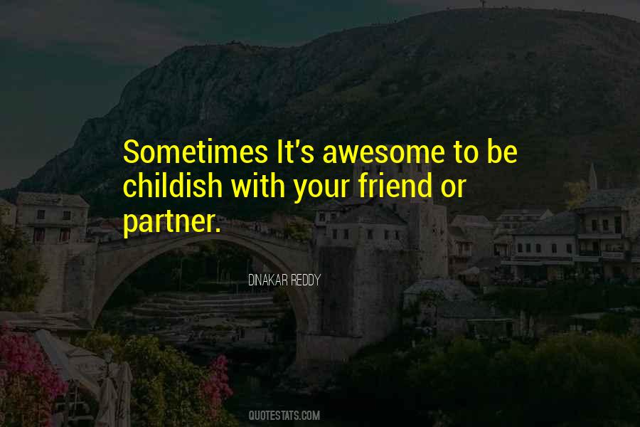 Partner Friend Quotes #1301030