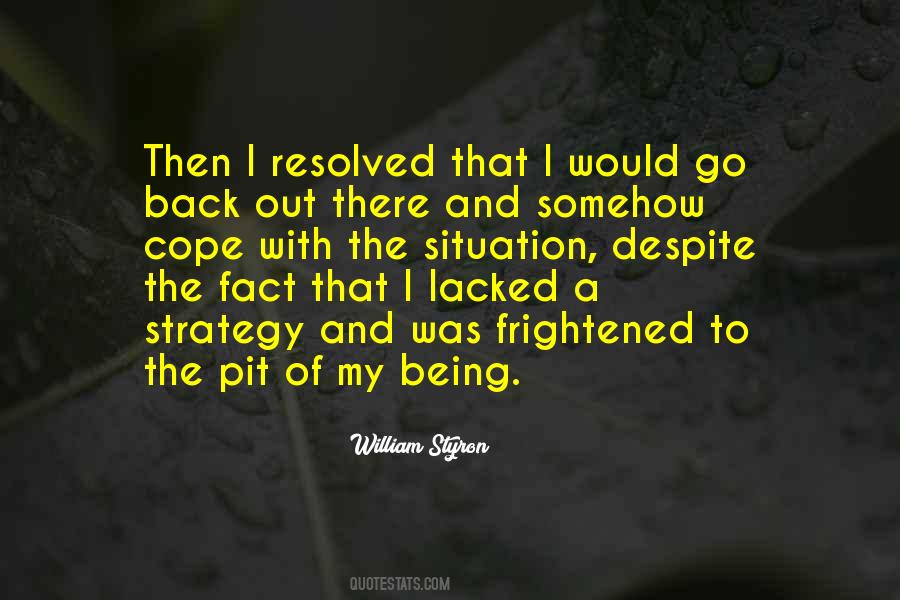 Stress Situation Quotes #525161