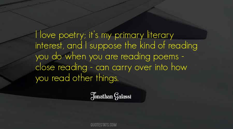 Quotes About Over Reading #1213859