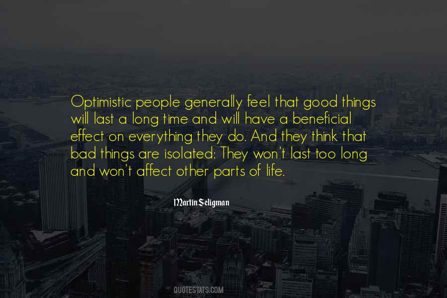 Bad Things And Good Things Quotes #1094643