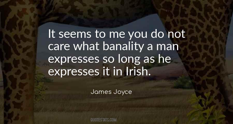 Quotes About Irish Men #1721163
