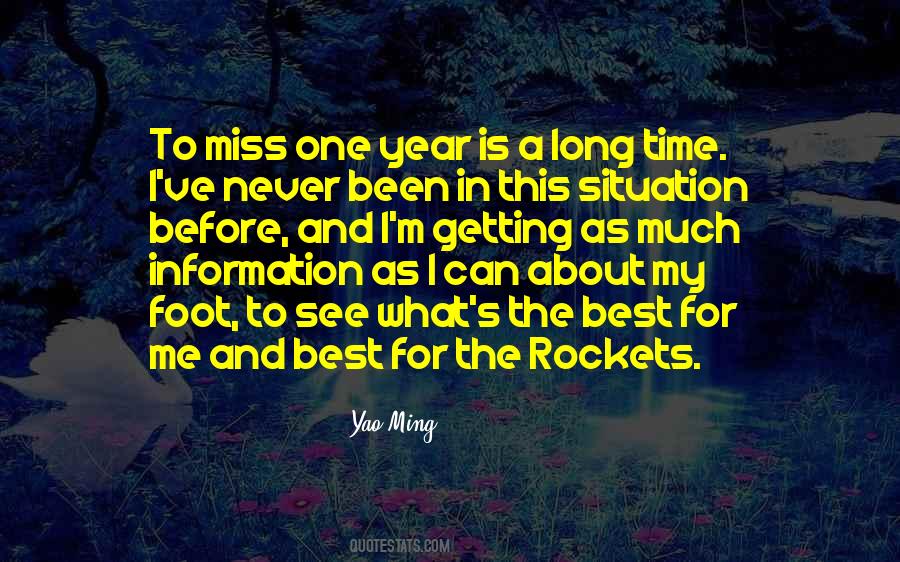 Best One For Me Quotes #567471