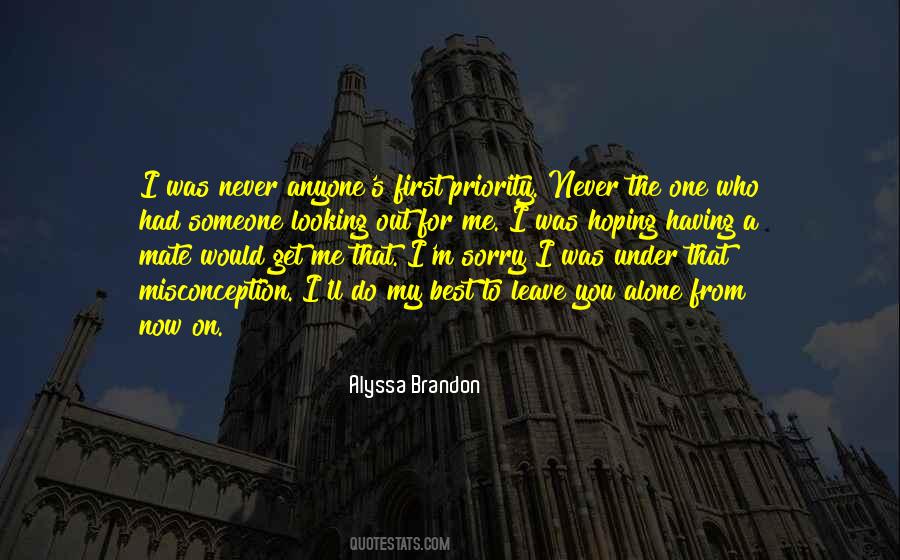 Best One For Me Quotes #586179