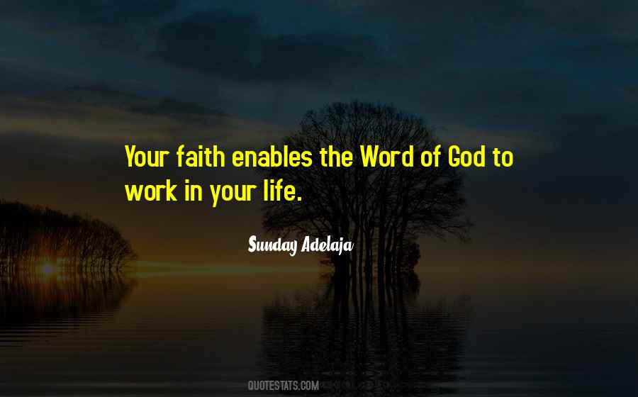 Work Faith Quotes #237728