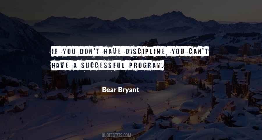 Discipline Football Quotes #126705