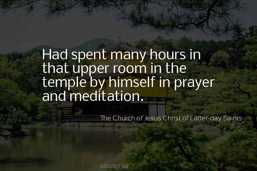 Jesus Meditation Quotes #1307784