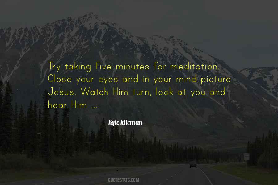 Jesus Meditation Quotes #1729209