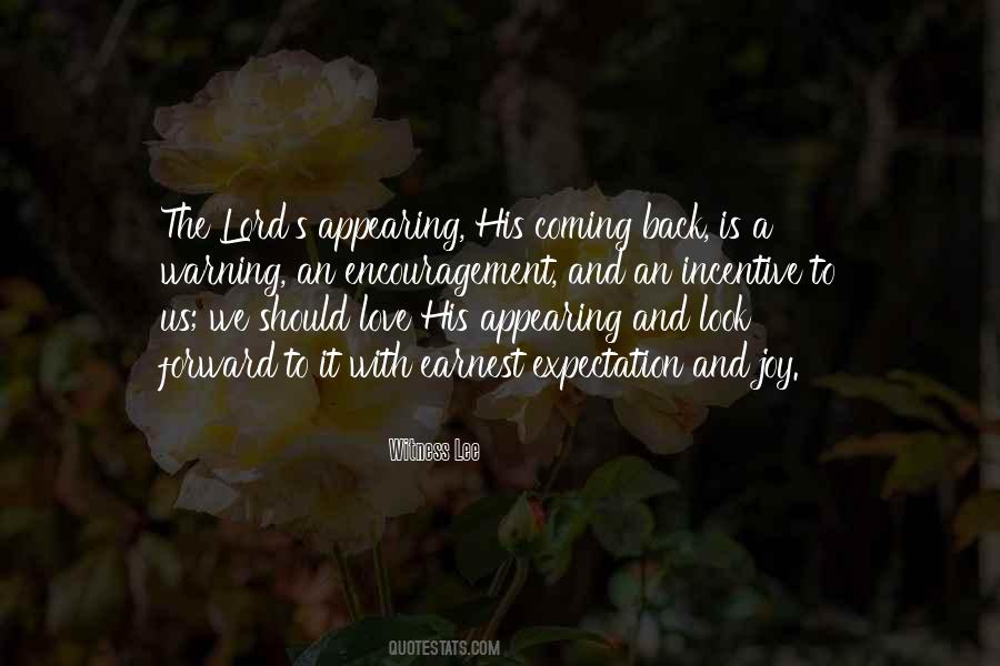 Witness Love Quotes #1517032