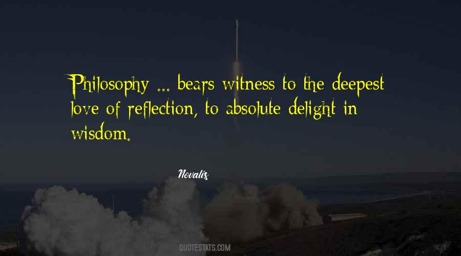 Witness Love Quotes #48433