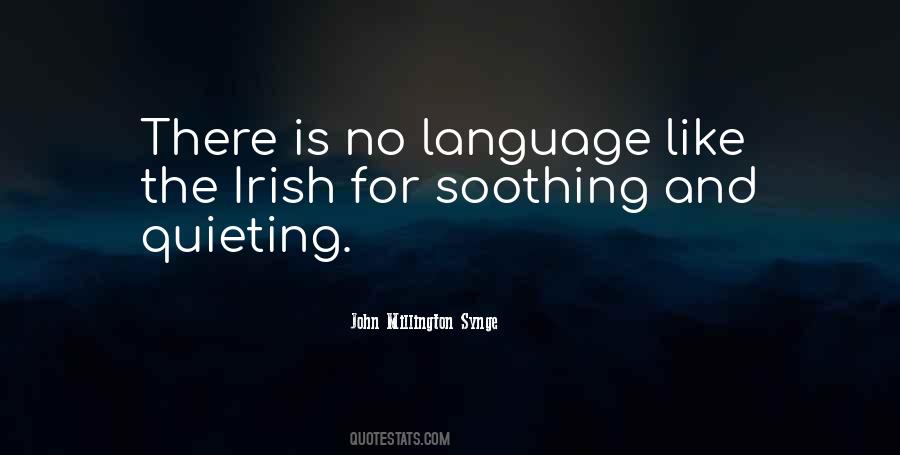 Quotes About Irish Language #1088793