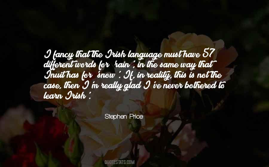 Quotes About Irish Language #1398831