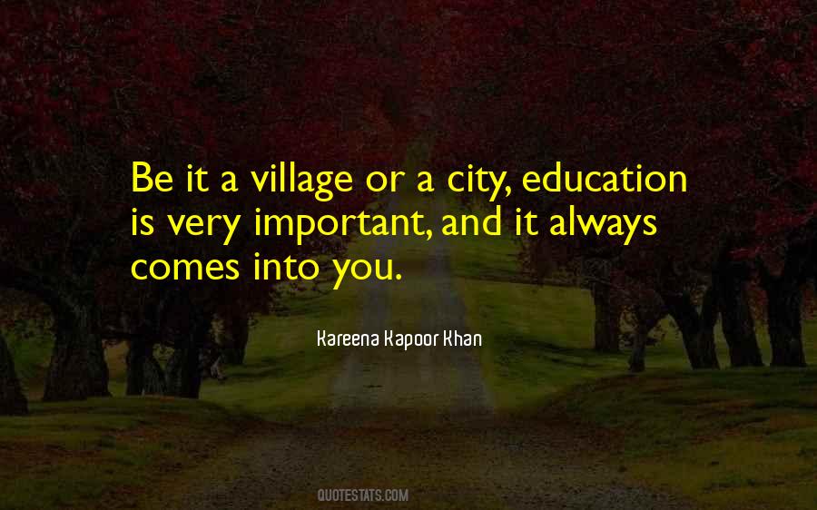 City And Village Quotes #1329795