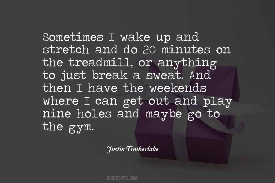 Sweat At Gym Quotes #1443454