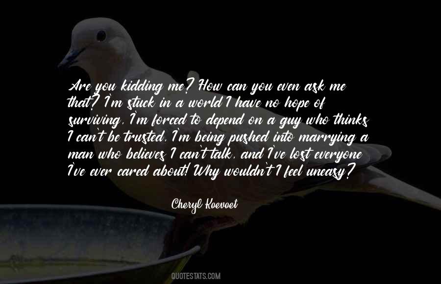 Marrying A Man Quotes #1383874