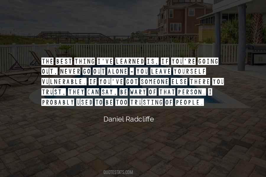 Used To Be Alone Quotes #1591526