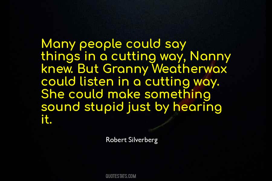 Best Granny Weatherwax Quotes #1507746