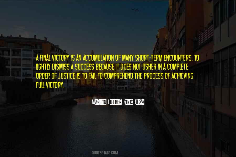 Quotes About The Process Of Success #1143481