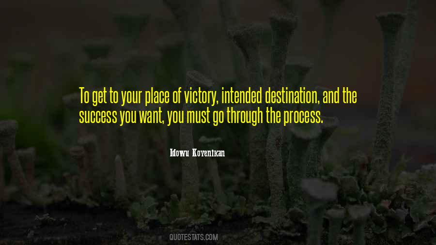 Quotes About The Process Of Success #823615